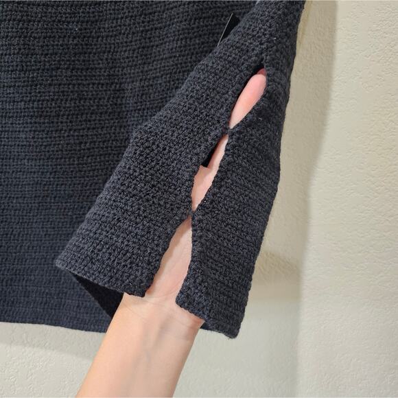 NWT h:ours Paeton Crochet Mini Skirt in Black - Picture 5 of 8